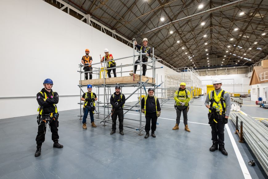 100 students benefit from new Swansea scaffolding centre Construction