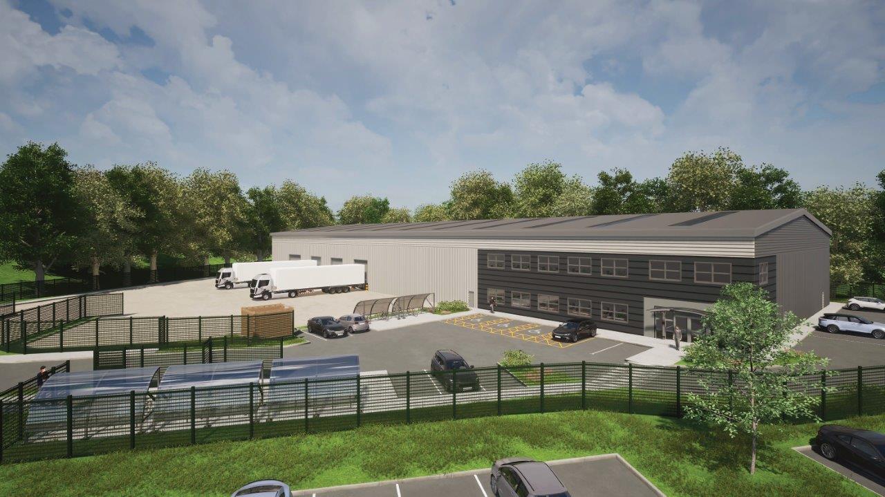 Developer breaks ground on speculative warehouse Towcester