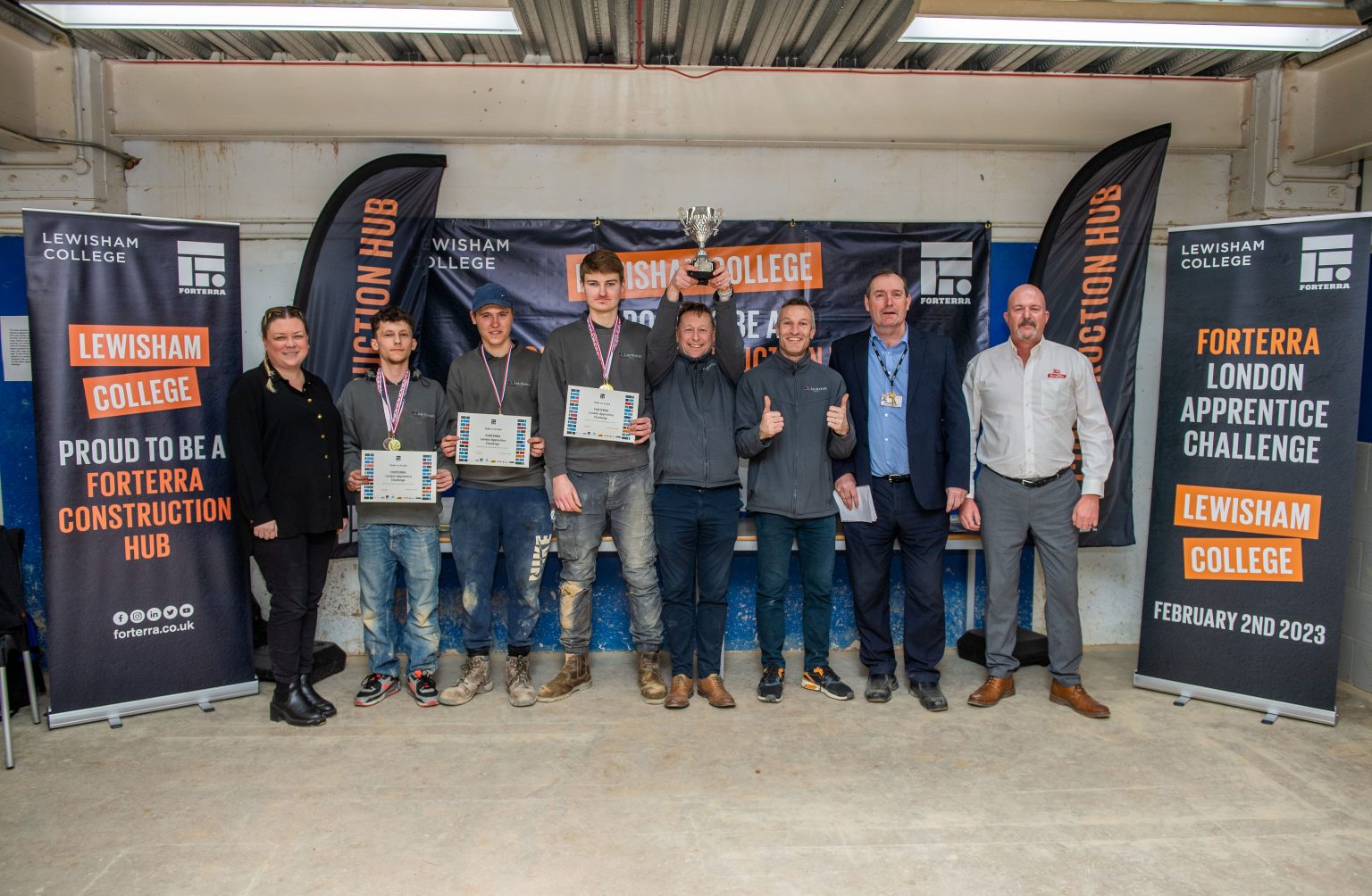 London bricklaying apprentices challenged by Forterra | Construction UK ...