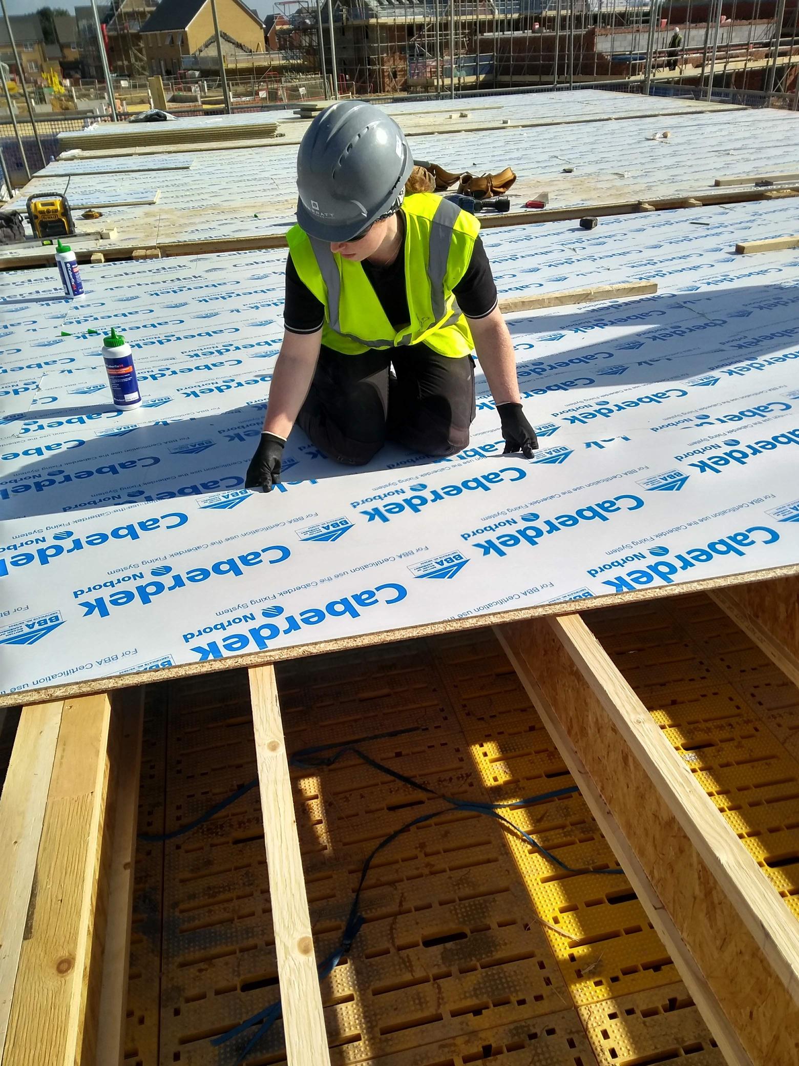 Female carpentry apprentice climbs the ranks of Hampshire housebuilder Construction UK Magazine