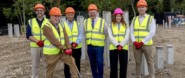 Breaking ground ceremony for the Aspen Building at the Wood Centre for Innovation
