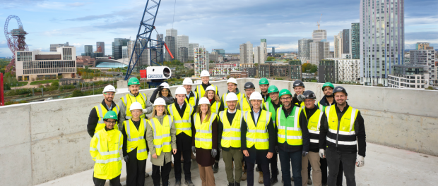 Stratford Mill topping out with Greystar, GRAHAM and SNG 1